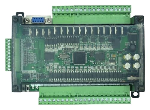 BBJYSM FX3U-32MT PLC Industrial Control Board with Shell 6AD+2DA 18 in Out High-Speed Counter RS232 RS485 RTC CAN DC24 Power Supply,j09
