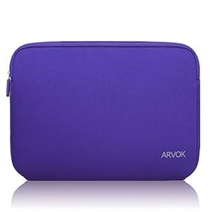 Arvok 11 11.6 12 Inch Laptop Sleeve Multi-Color Size Choices Case/Water-Resistant Neoprene Notebook Computer Pocket Tablet Briefcase Carrying Bag/Pouch Skin Cover for HP/Dell/Lenovo/Asus/Acer