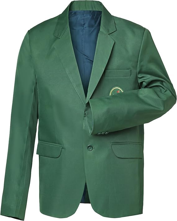 Mens Green Golf Coat Jacket | Sports Blazer Coat (US Alpha X-Large Regular Regular Green)