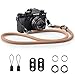 VOVMOEYA Camera Strap,Camera Neck Strap shoulder strap for Fujifilm XS20 XT5 XH2S Nikon Zf Z8 Z30 Canon EOS R6 R7 R8 R10 R50 Sony A6400 A6700 A7C II A7IV Camera Strap Rope - Khaki