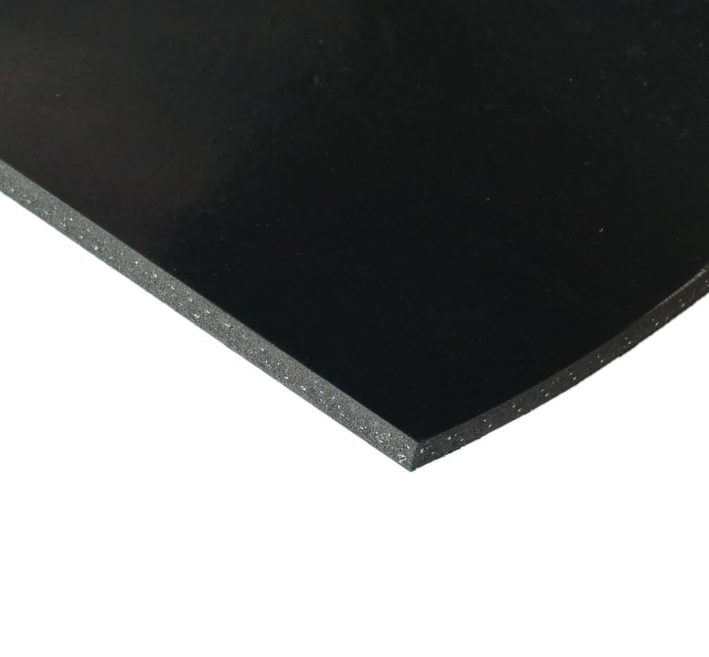 Gummistreifen mit Gewebeeinlage Stärke 10mm viele Größen Schutzmatte Gummidichtung Bodenmatte Unterleger Rüttelplatte Gummimatte Gummiunterlage Industriequalität (2500 x 80 x 10mm)