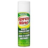 Spray Nine Glass & Stainless Steel Cleaner, 600g Aerosol