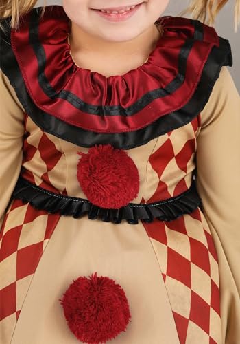 Disfraz Creepy Circus Cutie para niñas pequeñas 4T miniatura 4