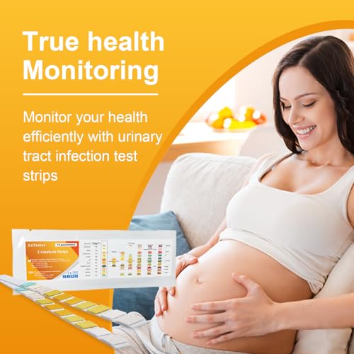 10-in-1 urine test strips 10 parameters for urinalysis - rapid tests for ketosis ph protein uti kidney and liver function-10 count