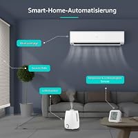 THIRDREALITY Zigbee Temperature and Humidity Sensor 2 Pack with Digital LCD Display, ZigBee Hub Required, App Records, Remote Monitoring and Smart Home Automation, AAA Batteries Included – Ansicht 5