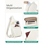 BAGSMART Crossbody Sling Bags for Women, Small Crossbody Purse Fanny Packs with Adjustable Strap, Sling Backpck for travel