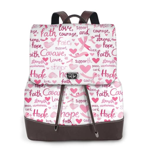 Juzkaqu Breast Cancer Pink Ribbons Women