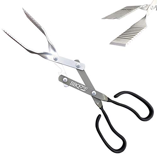 BBQCroc 3 in 1 Barbecue Tool 15-inch - Extra Light and Long Tongs