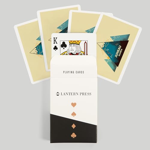 Lantern Press Juneau Alaska Juego de 52 cartas póker miniatura 6