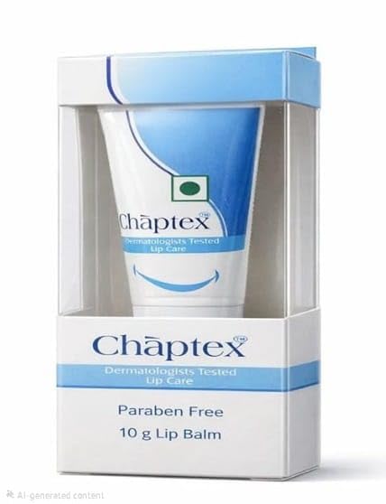 Cha - ptex Dermatologist Tested Lip Balm | Paraben Free Lip Care | 10g Moisturizing Lip Balm