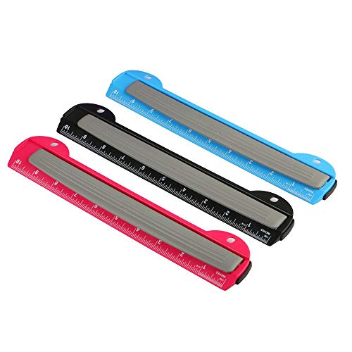 Eagle 3 Hole Punch, Portable Ring Binder 3 Hole Punch, Paper Puncher with Integrated Ruler, 5 Sheets Capacity, for Ring Binders, Office and School Supplies (Black) by Eagle - Image 7