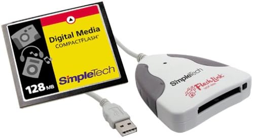 STI-CF/128RDR 128MB CompactFlash Card & USB FlashLink Reader