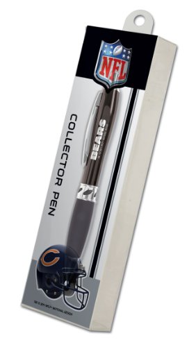 Chicago Bears Metal Nexus Pen in Stock Collectors Pen Box, Team Colors (12012-QUE)