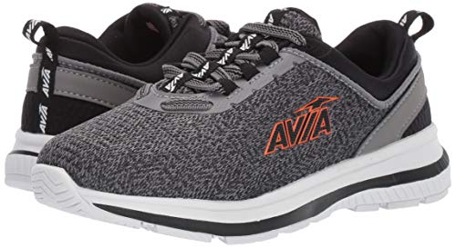 Avia Boy's Avi-Factor Sneaker, Silver Filigree/Black/Flame/Micro Chip, 12 Medium Us Little Kid #TOP4