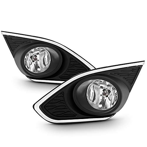 ACANII - For Replacement 2013 2014 2015 Chevy Spark Bumper Fog Lights Driving Lamps w/Switch Assembly Driver & Passenger