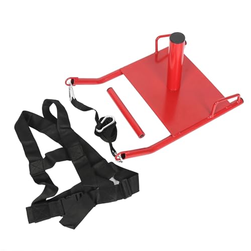 1 Pc of Power Speed Sled Push/Pull Weight Sled Football Training HD with Harness