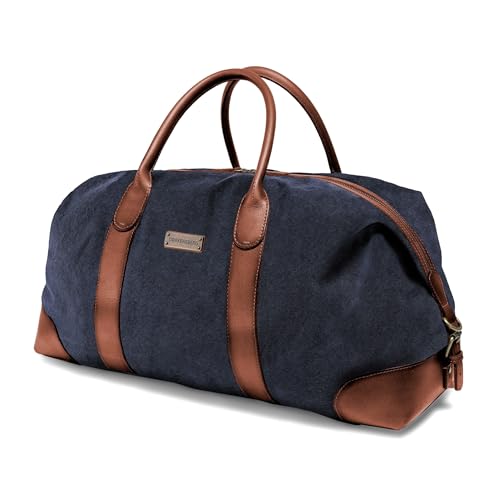 DRAKENSBERG Canvas Leder Weekender 'David' (60cm)...