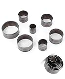 jiayouxile Leather Cutting Dies Set,7 Pcs Leather Punching Tool,Shape Round Cutting Mold Punching Di