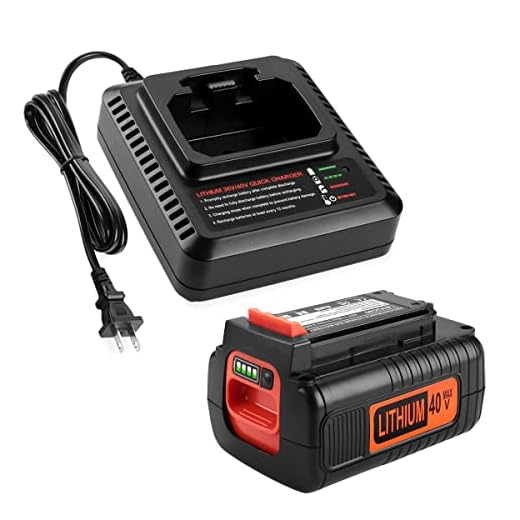 40V Energup Replacement Black and Decker 40Volt Lithium Battery LBX2040 LBXR36 LBXR2036 LST540 LBX1540 LST136W with a LCS40 LCS36 Fast Charger for Black Decker 40V Battery Charger