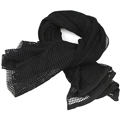 Loogu Tactical Mesh Net Camo Scarf For Wargame,Sports & Other Outdoor Activities (Woodland Camo (3)) #TOP3