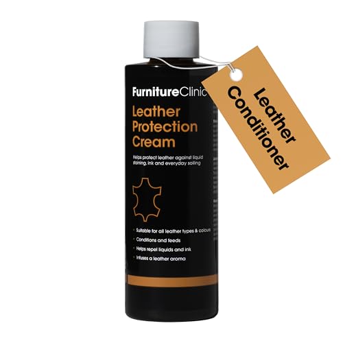 Leather Conditioner and Protection Cream - 250ml - Leather Sofas, Furniture, Car Seats, Shoes, Boots, Bags, Purses | Suitable for Dark or Light Leather