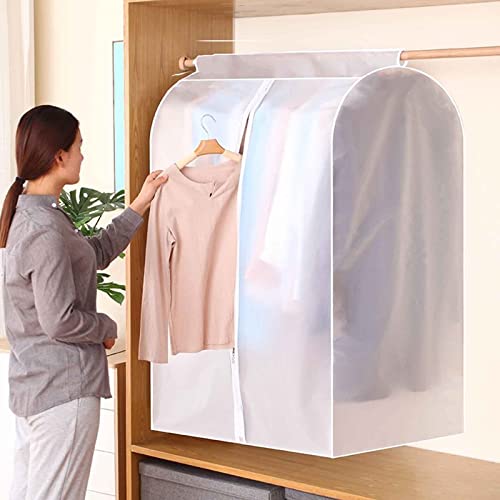 Housse de tringle à vêtements étanche et grande protection anti-poussière pour robe