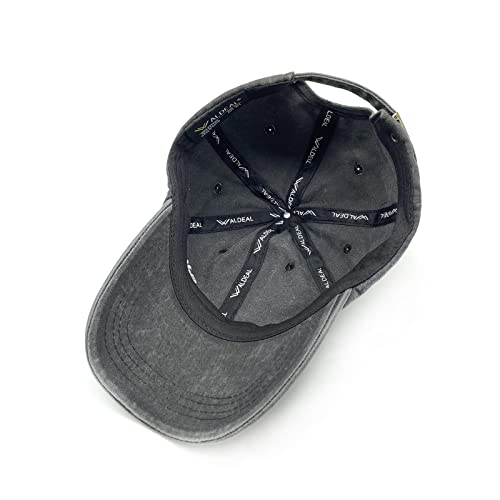 Waldeal Dog Mom Gifts For Women Wife Daughter, Dog Mom Hat Washed Distressed Baseball Cap Black #TOP3