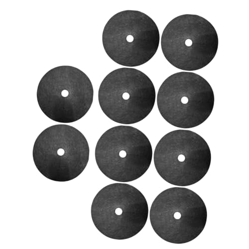 TOYZFRIENDY 10 Piezas Control de Malezas Transpirable y Biodegradable para Jardín y Huerto Cubierta de Suelo Resistente con Diámetro Exterior Interior para Protección y Mantenimiento del