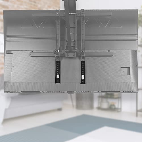 Image of VIVO Vertical VESA Extender Plate Bracket Kit Designed for Low VESA Pattern TV's, Fits TV Ceiling Mounts, 2 Brackets, Black, MOUNT-AD165 | Adapter Plate Designed for Low VESA Pattern TVs, Fits TV Ceiling Mounts, 2 Brackets, 6.5 inch Extension