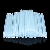 EsportsMJJ 50Pcs 11Mm X 200Mm Blanco Transparente Hot Melt Gule Palos Diy Craft Modelo Reparación Adhesivo