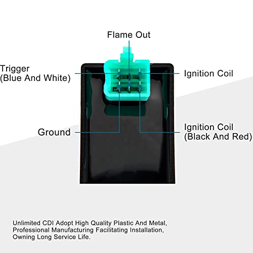 GOOFIT 5-pin CDI Ersatz für 50cc 70cc 90cc 110cc 125cc ATV Dirtbike und Go-Kart