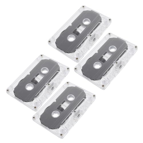 Cassettes audio vierges avec boîtier transparent lot de 16 pièces durables