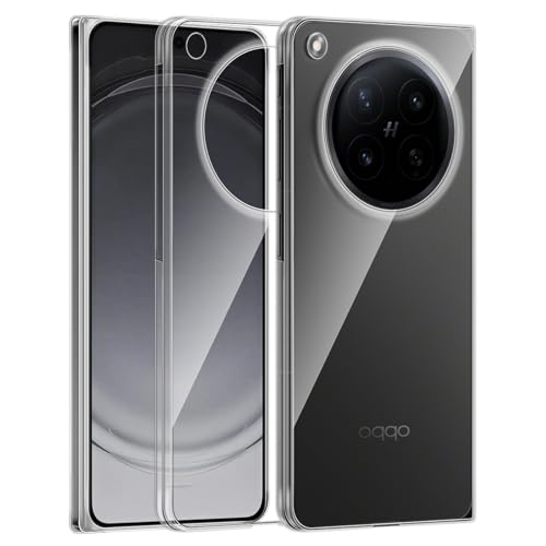 For OPPO Find N6 �P�[�X �N���A �J�o�[ �ϏՌ� PC�f�� �n�[�h�ی�P�[�X �ɔ� �y�� Kluso �X�g���b�v�z�[���t�� OPPO Find N6 �Ή� �S�ʕی� �C�菝�h�~ �w��h�~ �����h�~�i�����j