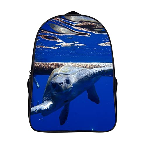 Sac d'école pour enfants turtle sac à dos décontracté mode adulte 40cm