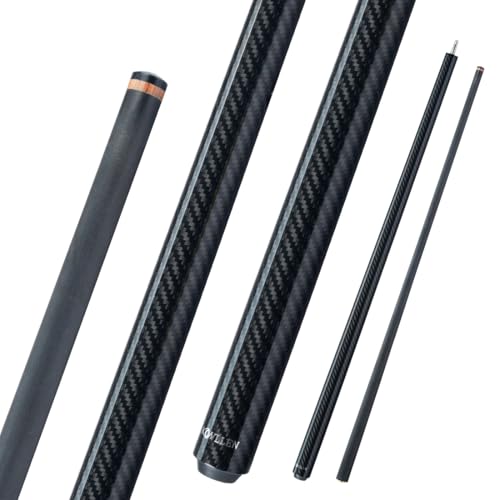 KONLLEN Carbon Fiber Break Cue Professional Pool Stick 58-inch Powerful and Precise Break Shaft Pool...