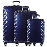 titan x2 beautycase salt TSA-Zahlenschloss TITAN Prisma 3er Set 4-Rollen 4-Rad Koffer Trolley 3tlg. Hartschale 847102, Farbe:Navy