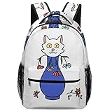 Multifunción: la backpack mochila casual se puede usar para viaje, senderismo, trekking, portátil, fotografia, moto y gimnasio.