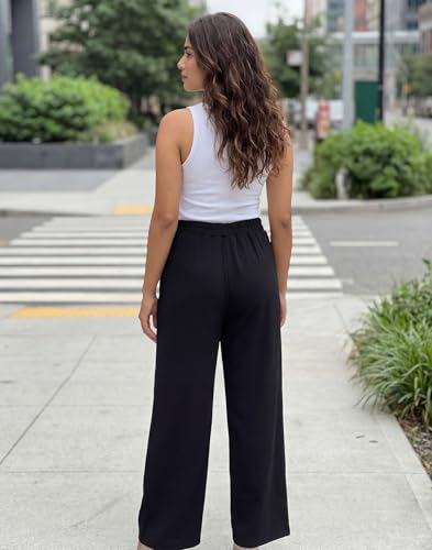 Image of Selvia Straight Side Buckle Regular Fit Trouser for Women, Trouser Pants for Women