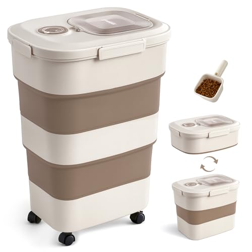 Large Dog Food Storage Container with Wheels