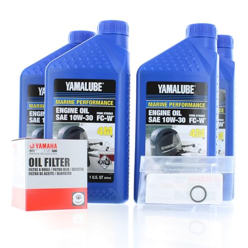 Yamaha Yamalube 10W-30 Oil Change Kit #LUB-MRNMD-KT-11