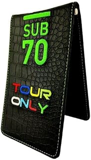 Sub70 Tour Issue Only Golf Scorecard Yardage Book Holder - Green Tour Only