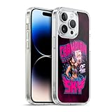 Head Case Designs Officially Licensed WWE Champion of The Sky Iyo Sky Gel Case [Military Grade Protection] Compatible with Apple iPhone 14 Pro and Compatible with MagSafe
