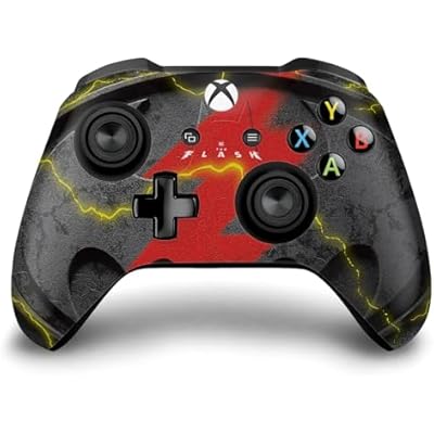 Head Case Designs Officially Licensed The Flash 2023 Batman Flash Logo Graphic Art Vinyl Sticker Gaming Skin Decal Cover Compatible With Xbox One S/X Controller