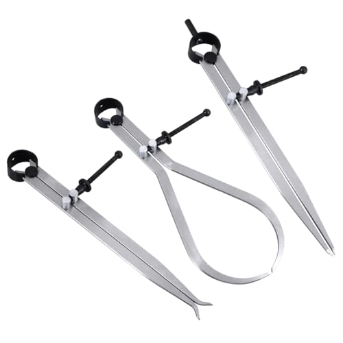 Mucklily O2439L18 Außentaster 3er-Set Edelstahl