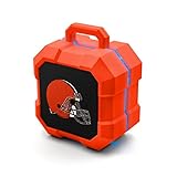 SOAR NFL Shockbox LED Wireless Bluetooth Speaker, Cleveland Browns