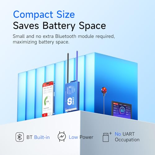 Image of 100BALANCE BMS 40A Active Balance 1A 8S-17S Build in Bluetooth Cell Balancing Smart PCB Battery Protection Board for Li-ion /Lifpo4 /LTO Lithium Battery Pack