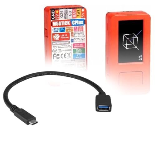 Image of BoxWave Cable Compatible with M5Stack M5StickC Plus ESP32-PICO Mini IoT Development Kit - USB Expansion Adapter, Add USB Connected Hardware to Your Phone