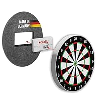 Karella Schallschutz Compact Ø45 cm für Steeldartboards, 2-TLG, Schalldämpfung/Silencer für Dartscheibe, nachweisbare Geräuschreduzierung bis 80%, patentiert, Schallreduzierungssystem Made in Germany