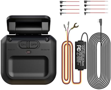 Neideso Type-C Hardwire Kit with Radar Detection, Suitable for N300/ N700 and Type-C Interface Dash Cam,12V-24V to 5V/2.5A, with Low Voltage Protection, 24-Hour Radar Detection Parking Monitoring