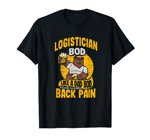 Logista Bod Like A Dad Bod Certified Forklift Driver Camiseta